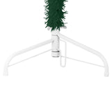 NNEVL Slim Artificial Half Christmas Tree with Stand Green 180 cm