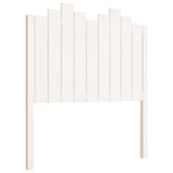 NNEVL Bed Headboard White 96x4x110 cm Solid Wood Pine