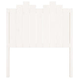 NNEVL Bed Headboard White 96x4x110 cm Solid Wood Pine