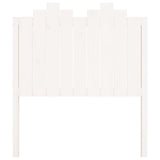 NNEVL Bed Headboard White 96x4x110 cm Solid Wood Pine