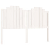 NNEVL Bed Headboard White 156x4x110 cm Solid Wood Pine