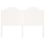 NNEVL Bed Headboard White 156x4x110 cm Solid Wood Pine