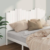 NNEVL Bed Headboard White 186x4x110 cm Solid Wood Pine
