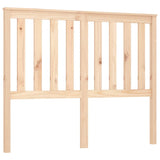 NNEVL Bed Headboard 141x6x101 cm Solid Wood Pine