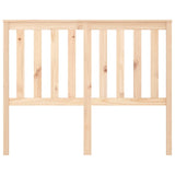 NNEVL Bed Headboard 141x6x101 cm Solid Wood Pine