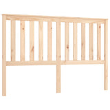 NNEVL Bed Headboard 156x6x101 cm Solid Wood Pine
