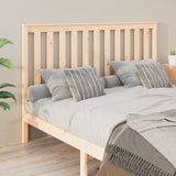 NNEVL Bed Headboard 156x6x101 cm Solid Wood Pine