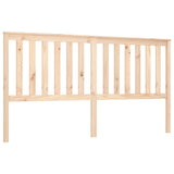 NNEVL Bed Headboard 186x6x101 cm Solid Wood Pine