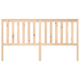 NNEVL Bed Headboard 186x6x101 cm Solid Wood Pine