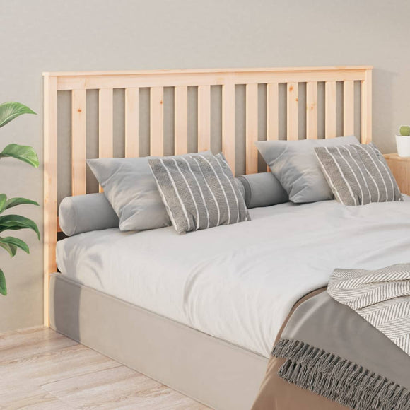 NNEVL Bed Headboard 186x6x101 cm Solid Wood Pine