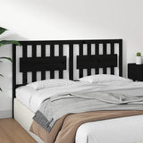 NNEVL Bed Headboard Black 155.5x4x100 cm Solid Wood Pine