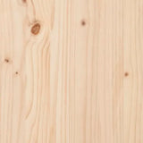 NNEVL Bed Headboard 96x4x100 cm Solid Wood Pine