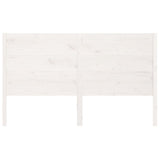NNEVL Headboard White 156x4x100 cm Solid Wood Pine