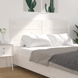 NNEVL Headboard White 156x4x100 cm Solid Wood Pine