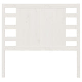 NNEVL Headboard White 96x4x100 cm Solid Wood Pine