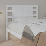 NNEVL Headboard White 96x4x100 cm Solid Wood Pine