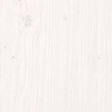 NNEVL Headboard White 96x4x100 cm Solid Wood Pine