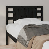 NNEVL Headboard Black 96x4x100 cm Solid Wood Pine