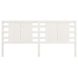 NNEVL Headboard White 141x4x100 cm Solid Wood Pine