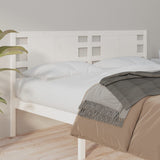 NNEVL Headboard White 141x4x100 cm Solid Wood Pine