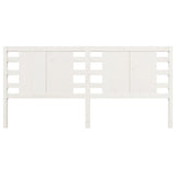 NNEVL Headboard White 186x4x100 cm Solid Wood Pine