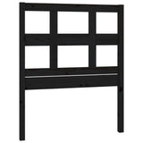 NNEVL Bed Headboard Black 95.5x4x100 cm Solid Wood Pine