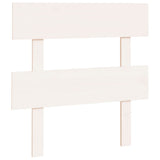 NNEVL Bed Headboard White 93.5x3x81 cm Solid Wood Pine
