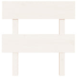 NNEVL Bed Headboard White 93.5x3x81 cm Solid Wood Pine