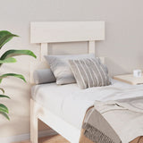 NNEVL Bed Headboard White 93.5x3x81 cm Solid Wood Pine