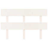 NNEVL Bed Headboard White 138x3x81 cm Solid Wood Pine