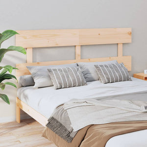 NNEVL Bed Headboard 154x3x81 cm Solid Wood Pine