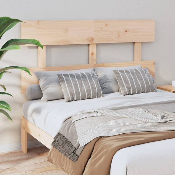 NNEVL Bed Headboard 184x3x81 cm Solid Wood Pine