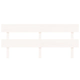 NNEVL Bed Headboard White 184x3x81 cm Solid Wood Pine