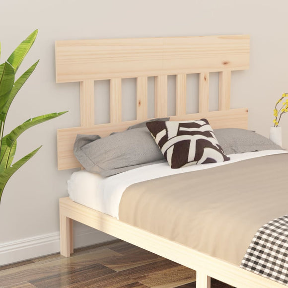 NNEVL Bed Headboard 138.5x3x81 cm Solid Wood Pine