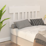 NNEVL Bed Headboard White 153.5x3x81 cm Solid Wood Pine