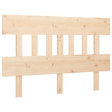 NNEVL Bed Headboard 183.5x3x81 cm Solid Wood Pine