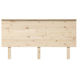 NNEVL Bed Headboard 154x6x82.5 cm Solid Wood Pine