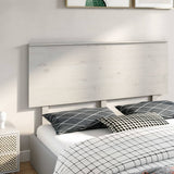 NNEVL Bed Headboard White 154x6x82.5 cm Solid Wood Pine