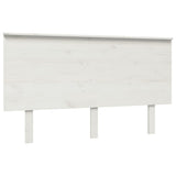 NNEVL Bed Headboard White 184x6x82.5 cm Solid Wood Pine