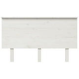 NNEVL Bed Headboard White 184x6x82.5 cm Solid Wood Pine