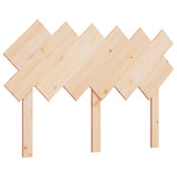 NNEVL Bed Headboard 132x3x81 cm Solid Wood Pine