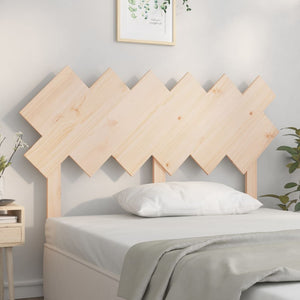 NNEVL Bed Headboard 132x3x81 cm Solid Wood Pine