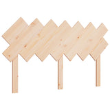 NNEVL Bed Headboard 151.5x3x81 cm Solid Wood Pine