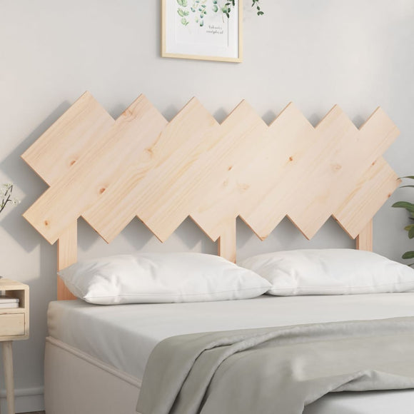 NNEVL Bed Headboard 151.5x3x81 cm Solid Wood Pine
