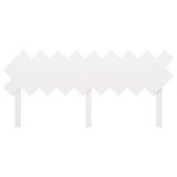 NNEVL Bed Headboard White 178x3x80.5 cm Solid Wood Pine