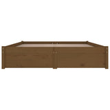 NNEVL Bed Frame with Drawers Honey Brown 180x200 cm 6FT Super King