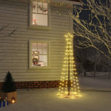 NNEVL Christmas Cone Tree Warm White 108 LEDs 70x180 cm