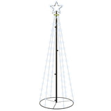 NNEVL Christmas Cone Tree Cold White 108 LEDs 70x180 cm