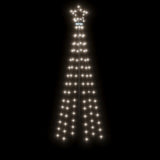 NNEVL Christmas Cone Tree Cold White 108 LEDs 70x180 cm