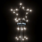 NNEVL Christmas Cone Tree Cold White 108 LEDs 70x180 cm